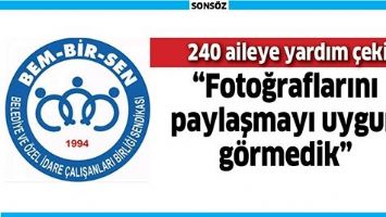 240 Aileye Yardım Çeki