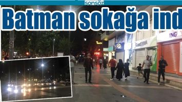 BATMAN SOKAĞA İNDİ