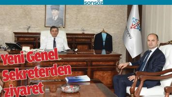 YENİ GENEL SEKRETERDEN ZİYARET