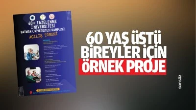 60 yaş üstü bireyler için örnek proje