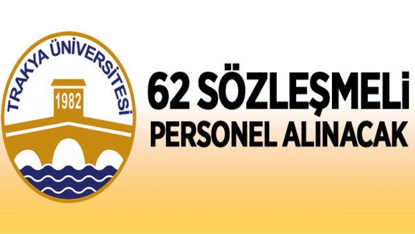 62 PERSONEL ALINACAK