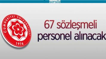 SÖZLEŞMELİ PERSONEL ALINACAK