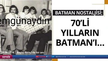 70’li yılların Batman’ı…