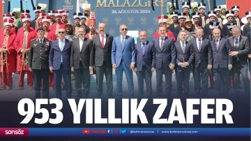 953 yıllık zafer…