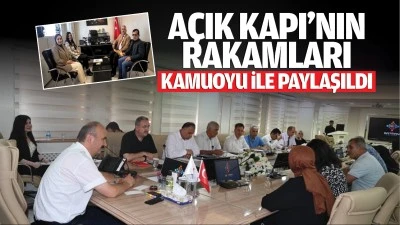 Açık Kapı’nın rakamları kamuoyu ile paylaşıldı