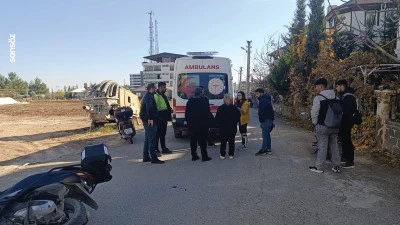 Adıyaman'da kamyonetle çarpışan motosiklet sürücüsü yaralandı