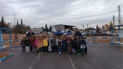 Adıyaman'da öğrencilere trafik ve çevre bilinci eğitimi verildi