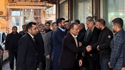 AK Parti Mardin Milletvekili Muhammed Adak Nusaybin'i ziyaret etti