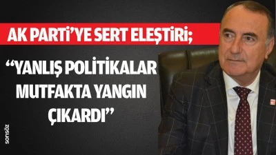 AK Parti’ye sert eleştiri