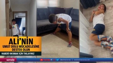 Ali’nin umut dolu mücadelesine destek olun