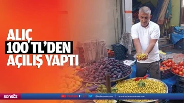 Alıç 100 TL’den açılış yaptı