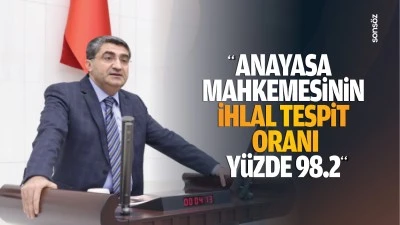 “Anayasa Mahkemesinin ihlal tespit oranı yüzde 98.2”