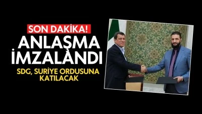 Anlaşma imzalandı ; SDG, Suriye ordusuna katılacak