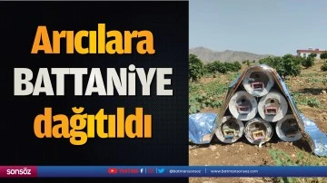 Arıcılara battaniye dağıtıldı