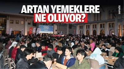 Artan yemeklere ne oluyor?