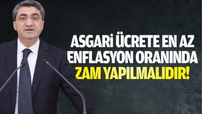 Asgari ücrete en az enflasyon oranında zam yapılmalıdır! 