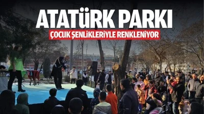 Atatürk Parkı, çocuk şenlikleriyle renkleniyor