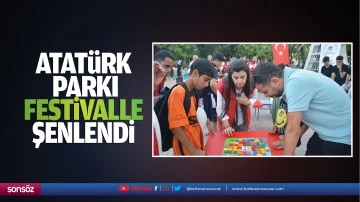 Atatürk Parkı, festivalle şenlendi