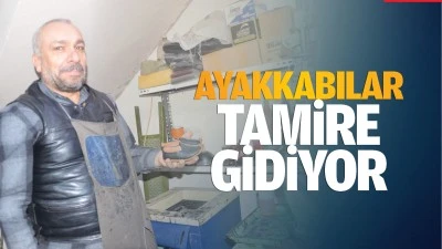 Ayakkabılar tamire gidiyor