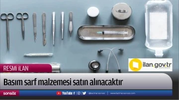 Basım sarf malzemesi satın alınacaktır