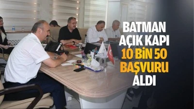 Batman Açık Kapı, 10 Bin 50 başvuru aldı