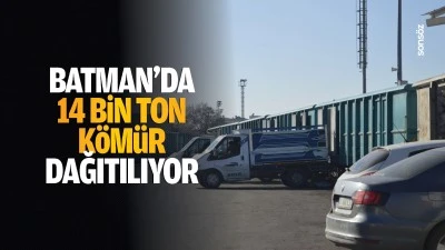 Batman’da 14 bin ton kömür dağıtılıyor