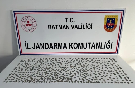 Batman'da 640 adet sikke ele geçirildi