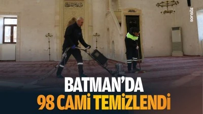 Batman’da 98 cami temizlendi