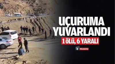 Batman’da araç uçuruma yuvarlandı: 1 ölü, 6 yaralı