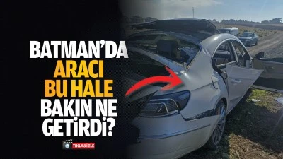 Batman’da aracı bu hale bakın ne girdi?