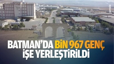 Batman'da Bin 967 genç, işe yerleştirildi