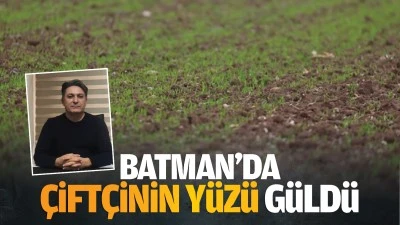 Batman’da çiftçinin yüzü güldü