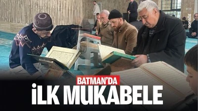 Batman’da ilk mukabele…