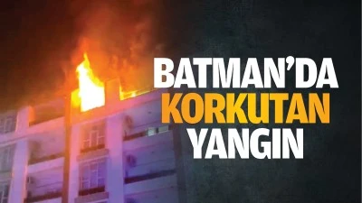 Batman’da korkutan yangın