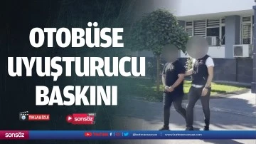 Batman'da otobüse uyuşturucu baskını