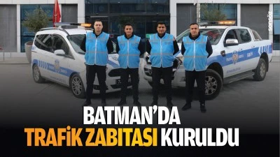 Batman’da trafik zabıtası kuruldu