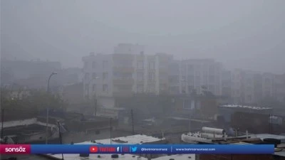 Batman’da yoğun sis etkili oldu