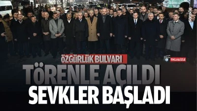 Batman’ın Özgürlük Bulvarı törenle açıldı