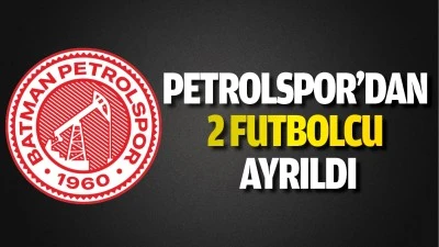 Batman Petrolspor’dan 2 futbolcu ayrıldı