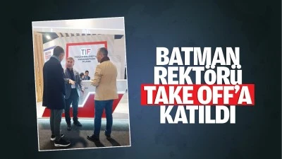 Batman Rektörü, Take Off’a katıldı