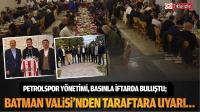 Batman Valisi’nden taraftara uyarı…