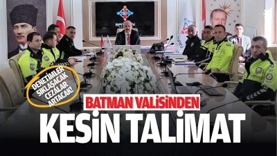 Batman Valisinden kesin talimat