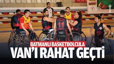 Batmanlı Basketbolcular, Van’ı rahat geçti