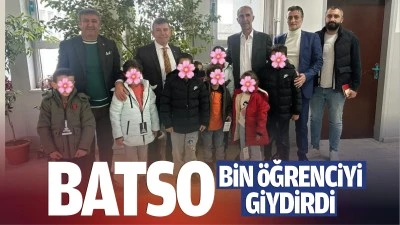 BATSO, bin öğrenciyi giydirdi