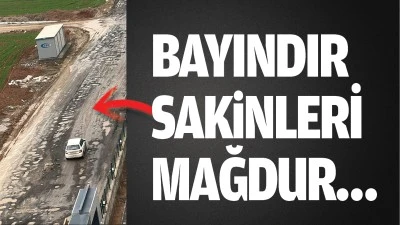 Bayındır sakinleri mağdur…