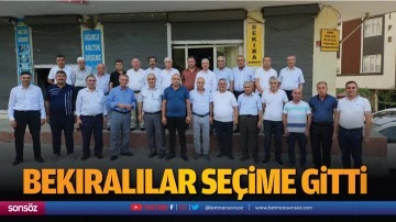 Bekıralılar seçime gitti