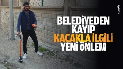 Belediyeden kayıp kaçakla ilgili yeni önlem