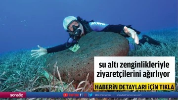  Bodrum, su altı zenginlikleriyle ziyaretçilerini ağırlıyor