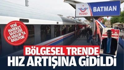 Bölgesel trende hız artışına gidildi