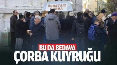 Bu da bedava çorba kuyruğu…